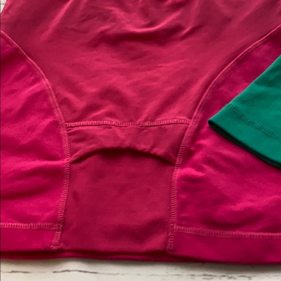 Pair of Lululemon hot pink & emerald tanks - Picture 5 of 7